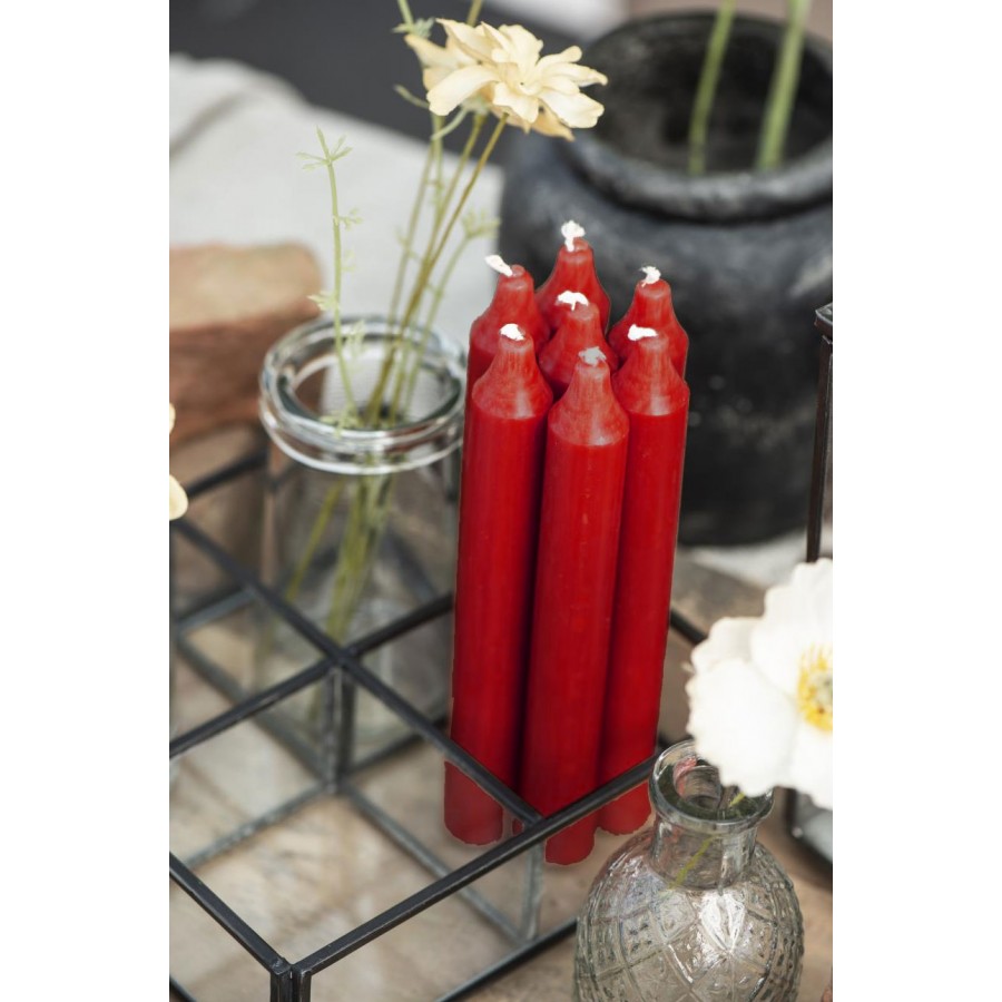 Свеча red rustic 18 см